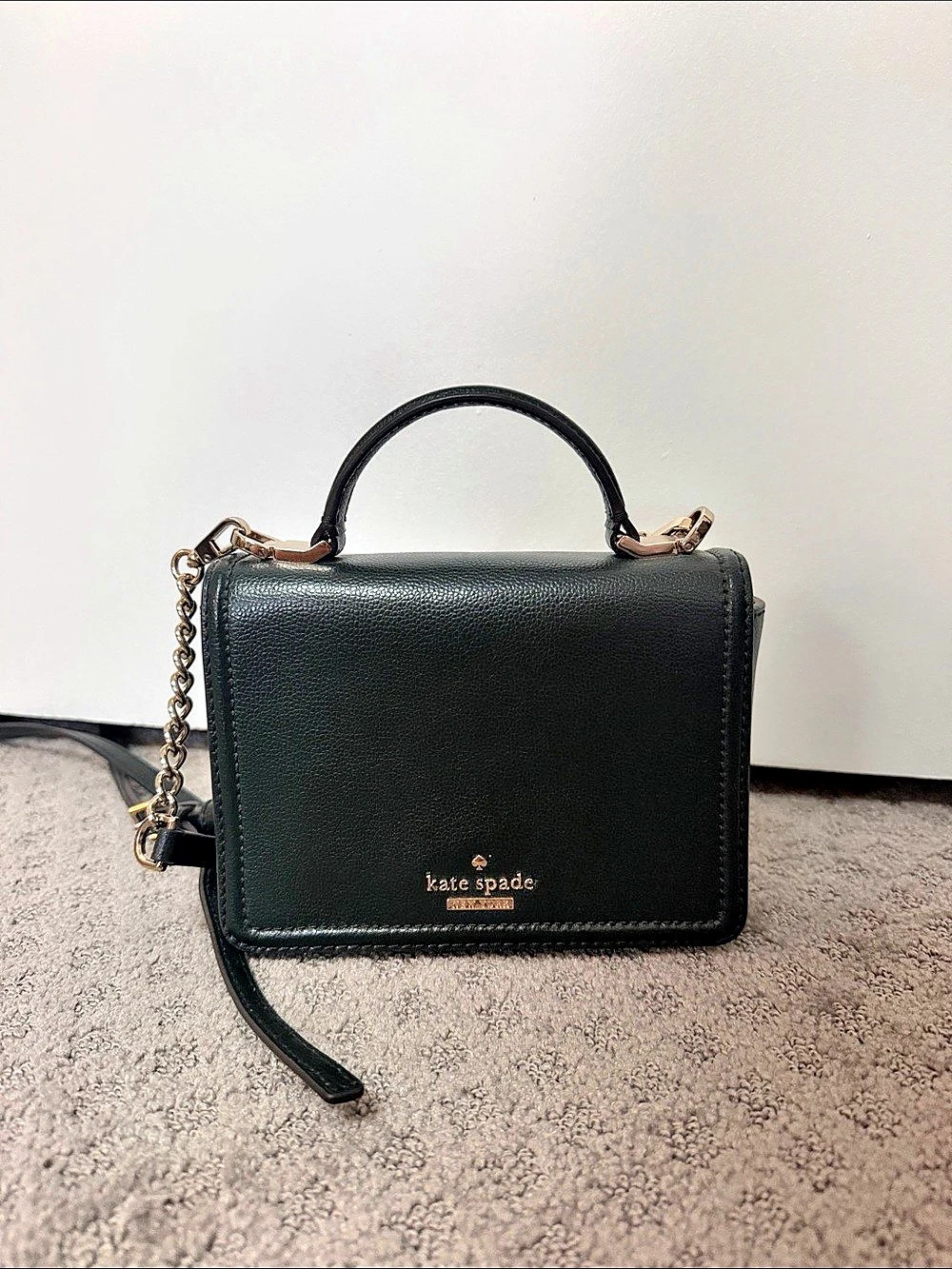 Kate Spade Green Crossbody Bag Like New